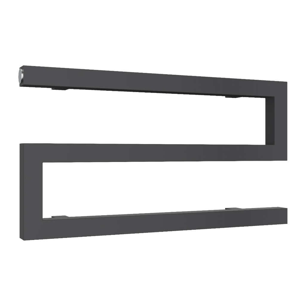 Serpe Mild Steel Towel Rail - Anthracite