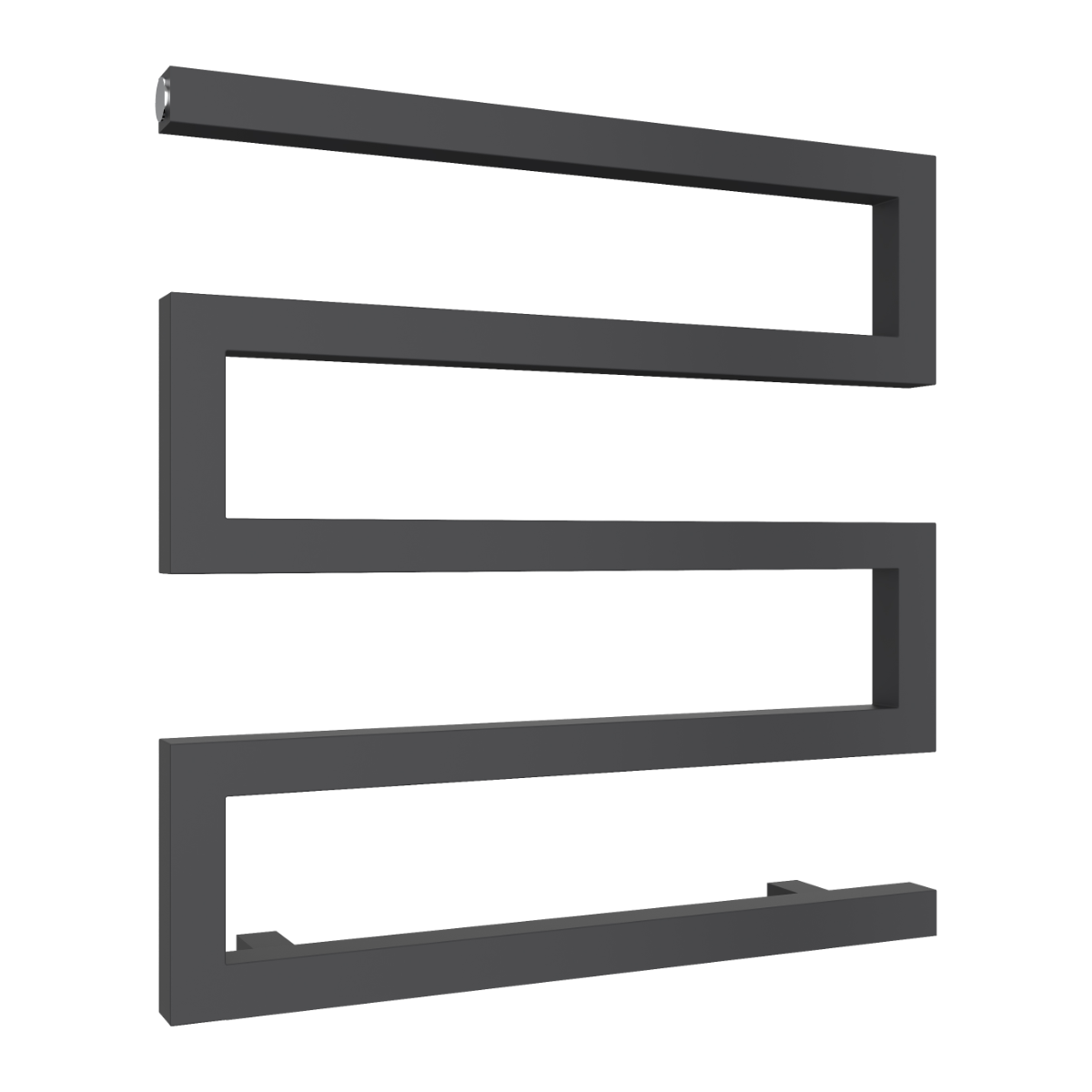 Serpe Mild Steel Towel Rail - Anthracite
