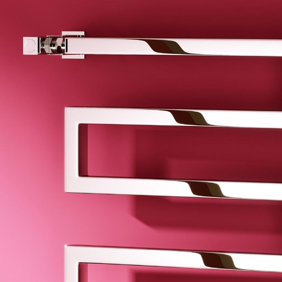 Serpe Mild Steel Towel Rail - Chrome