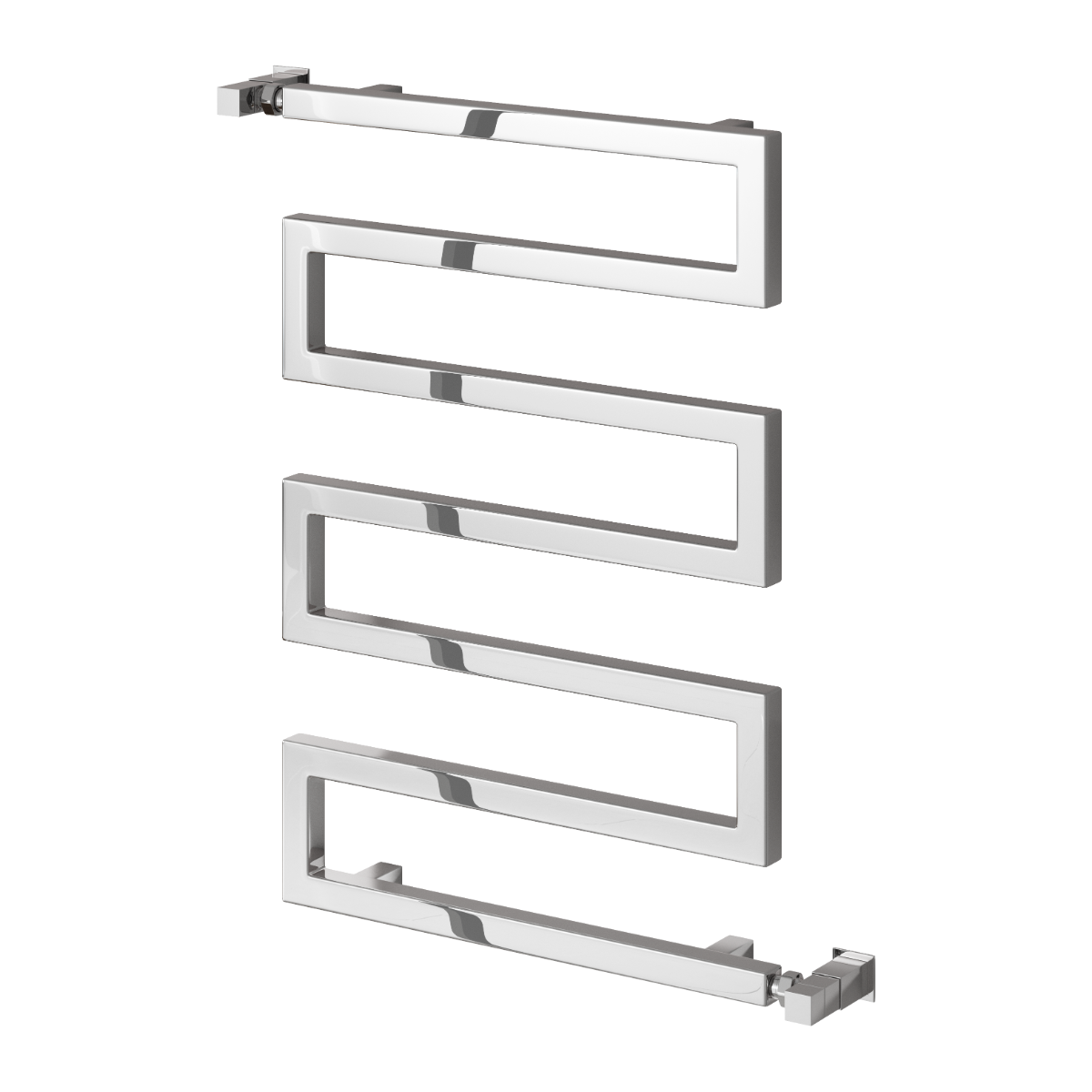 Serpe Mild Steel Towel Rail - Chrome