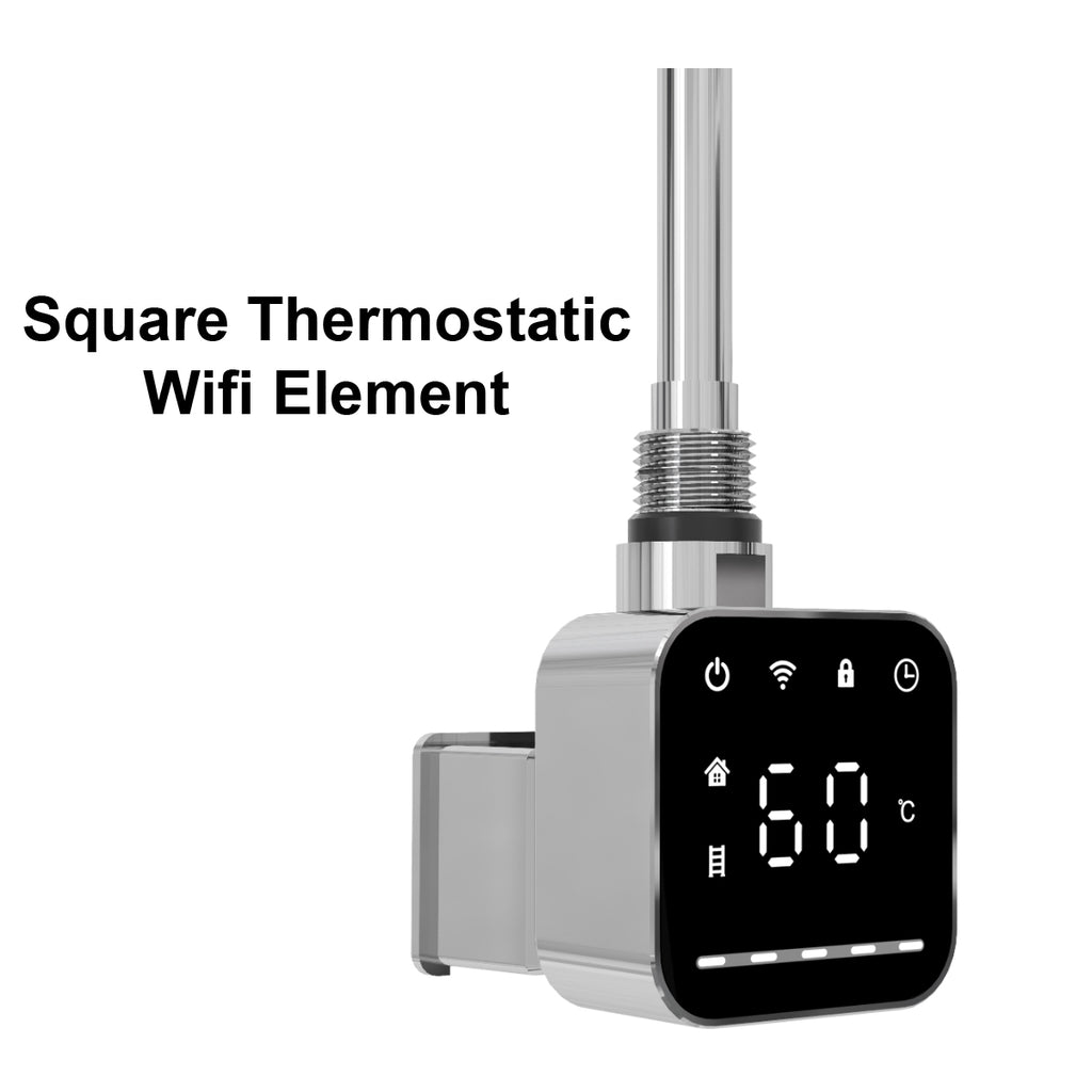 Capo Anthracite Flat Electric Radiator