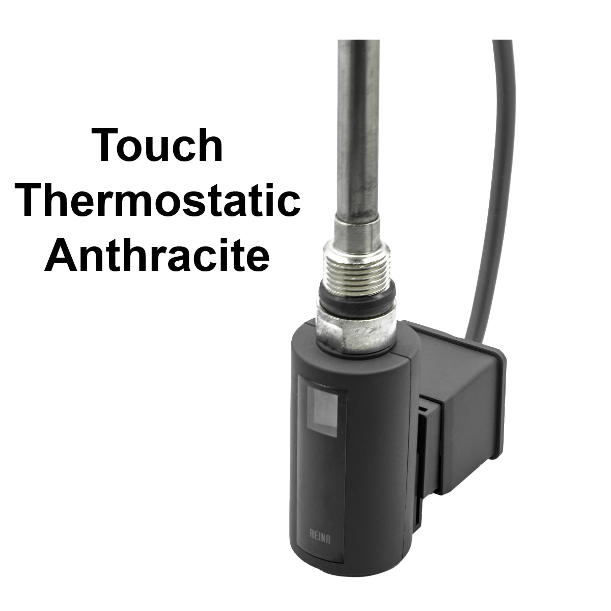 Capo Anthracite Flat Electric Radiator