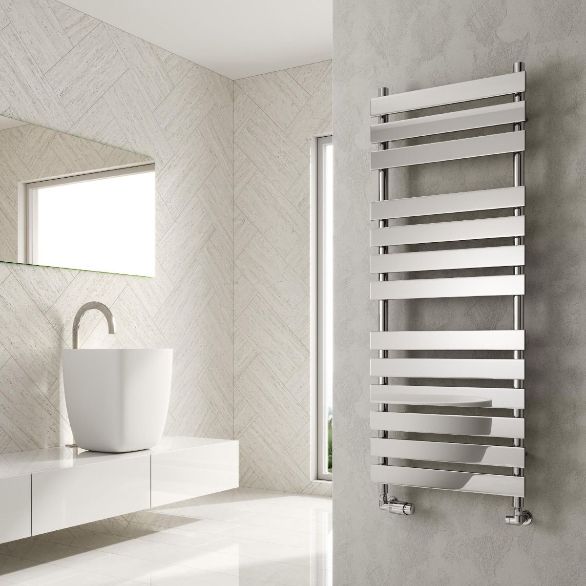 Trento Mild Steel Towel Rail
