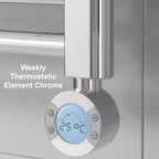 Capo Chrome Flat Electric Radiator