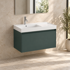 Roca Ona 800mm Wall-Hung Vanity Unit with One Drawer & Basin – Left or Right Hand