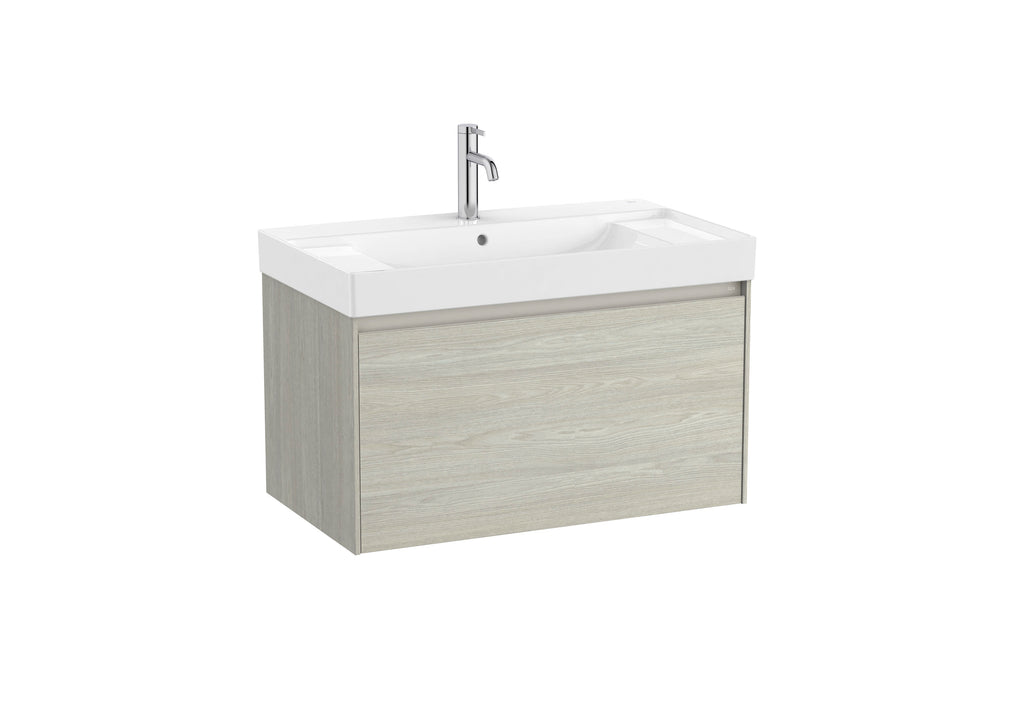 Roca Ona Unik 800mm One Drawer Vanity Unit & Basin – 5 Colour Options