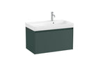 Roca Ona 800mm Wall-Hung Vanity Unit with One Drawer & Basin – Left or Right Hand