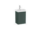 Roca Ona 400mm Compact Wall-Hung Vanity Unit with One Door & Basin