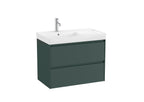 Roca Ona Unik 800mm Two Drawer Vanity Unit & Basin – Left or Right Hand