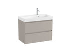 Roca Ona Unik 800mm Two Drawer Vanity Unit & Basin – Left or Right Hand