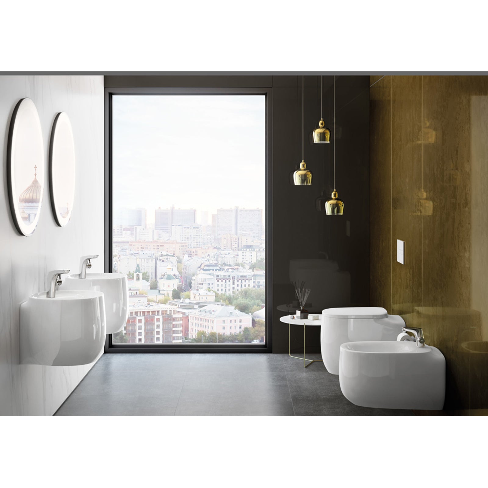 Roca Beyond Rimless Back to Wall Pan