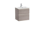 Roca The Gap Compact 600mm 2 Drawer Wall-Hung Vanity Unit with Basin