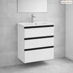 Roca The Gap Compact 600mm 3 Drawer Wall-Hung Vanity Unit with Basin