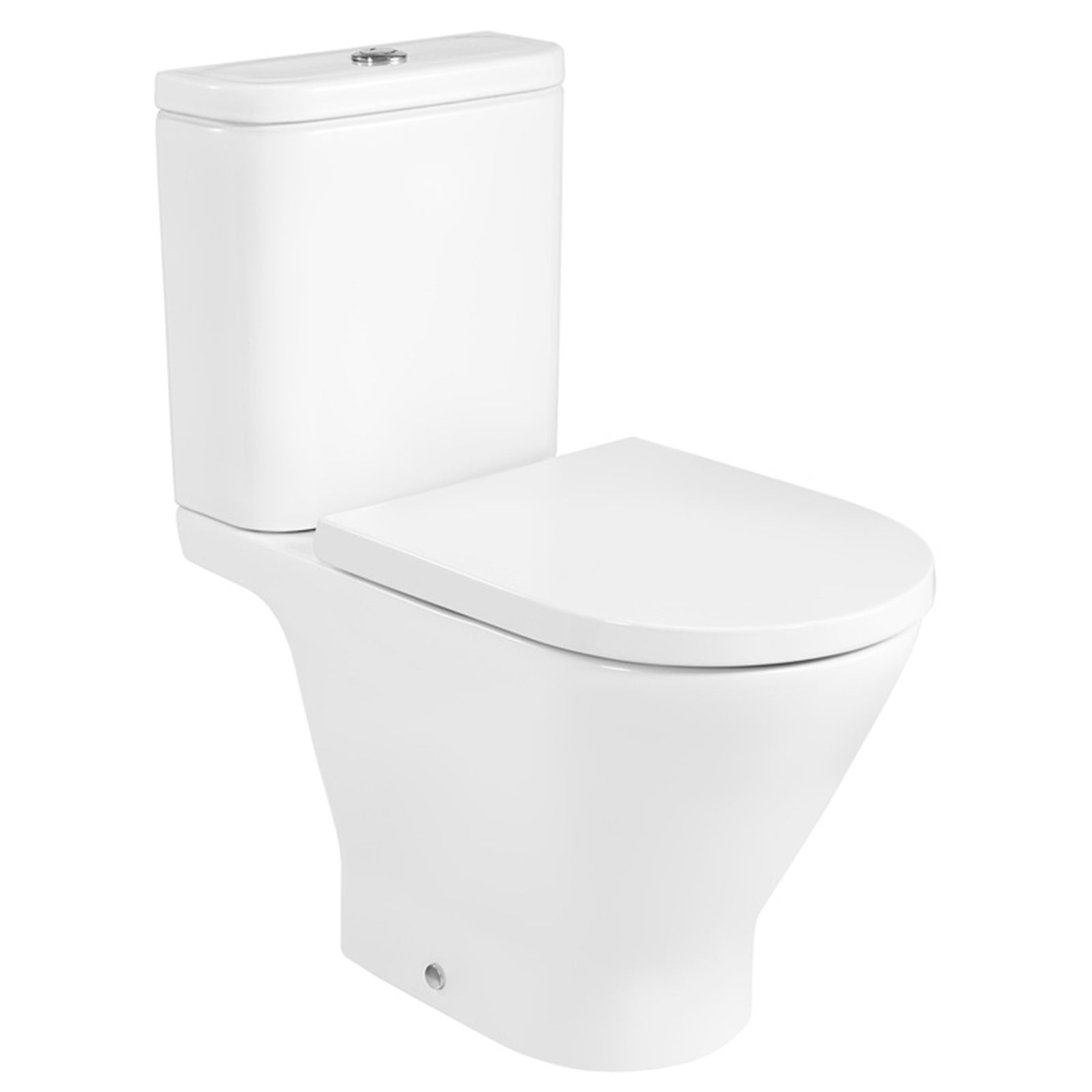 Roca The Gap Round Rimless Close Coupled Pan