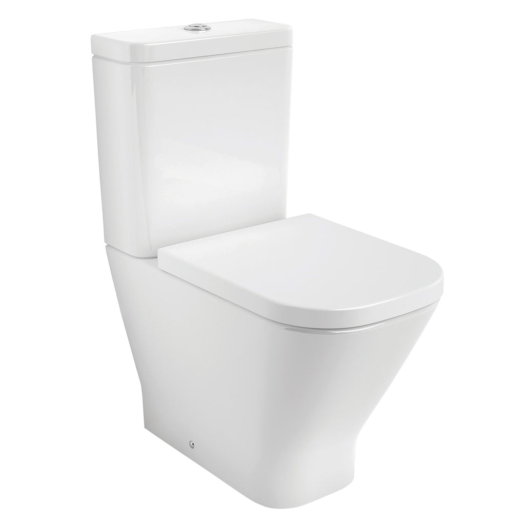 Roca The Gap Square Rimless Closed Back Close Coupled Pan