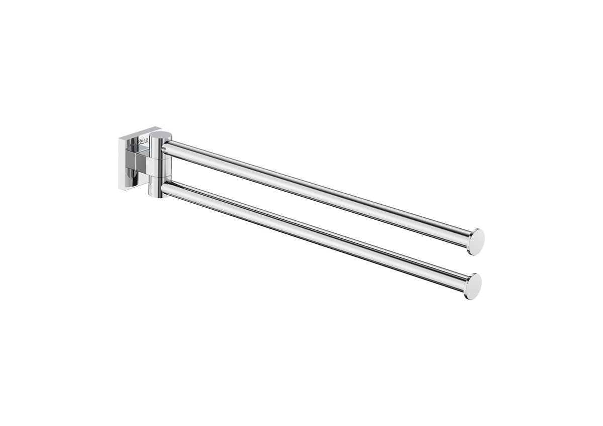 Roca Hotels Square Double Swivel Towel Rail