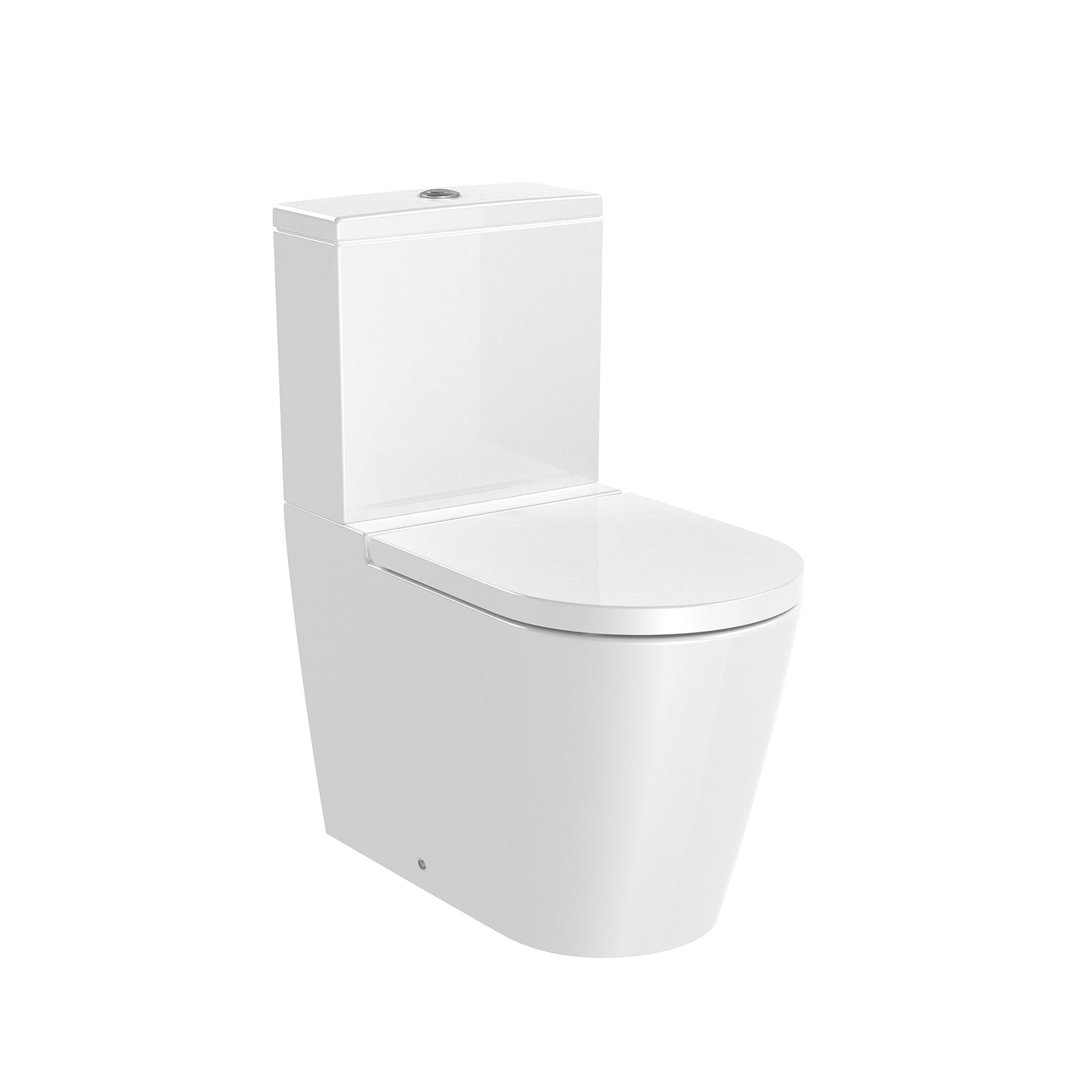 Roca Inspira Rimless Round Close Coupled Pan