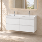 Roca Ona Unik 1200mm Four-Drawer Double Basin Vanity Unit – 5 Colour Options