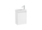 Roca Ona 450mm Compact Wall-Hung Vanity Unit with One Door & RH Basin