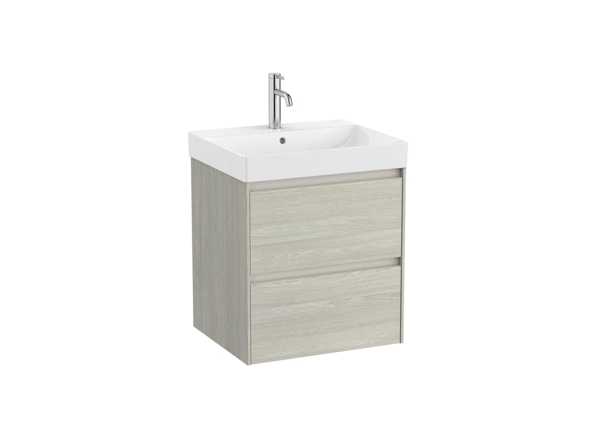 Roca Ona Unik 550mm Two Drawer Vanity Unit & Basin – 5 Colour Options