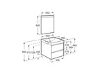 Roca Ona Unik 550mm Two Drawer Vanity Unit & Basin – 5 Colour Options