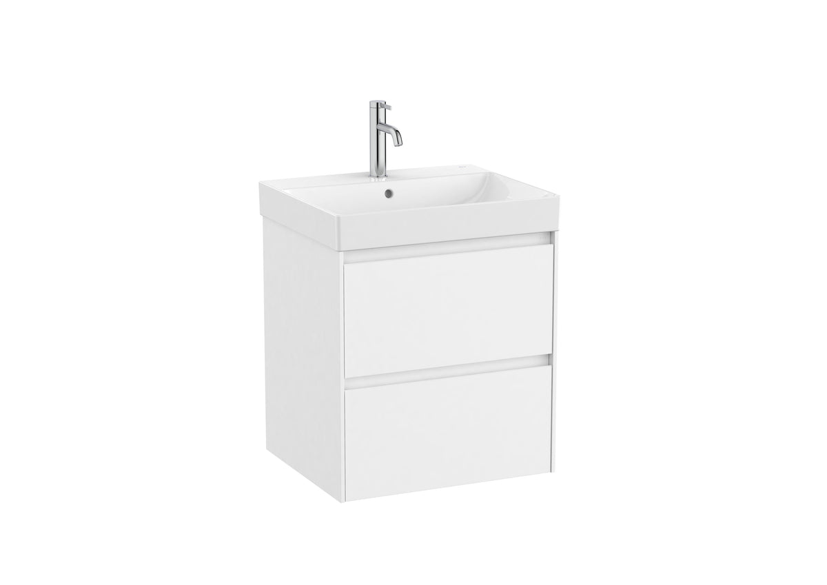 Roca Ona Unik 550mm Two Drawer Vanity Unit & Basin – 5 Colour Options
