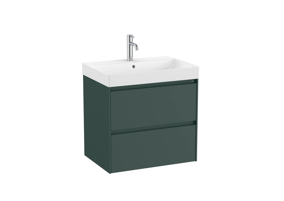 Roca Ona Unik 600mm Two Drawer Vanity Unit & Basin – 5 Colour Options