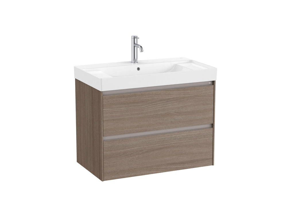 Roca Ona Unik 800mm Two-Drawer Basin Vanity Unit – 5 Colour Options
