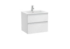 Roca The Gap 550mm Wall-Hung 2 Drawer Vanity Unit with Basin & Waste