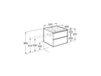 Roca The Gap 550mm Wall-Hung 2 Drawer Vanity Unit with Basin & Waste