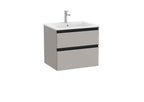 Roca The Gap 600mm Wall-Hung 2 Drawer Vanity Unit with Basin & Waste