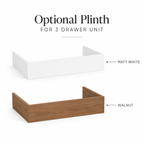 Roca Victoria-N 600mm 3 Drawer Wall-Hung Vanity Unit with Basin