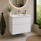 Roca Victoria-N 600mm 2 Drawer Wall-Hung Vanity Unit with Basin