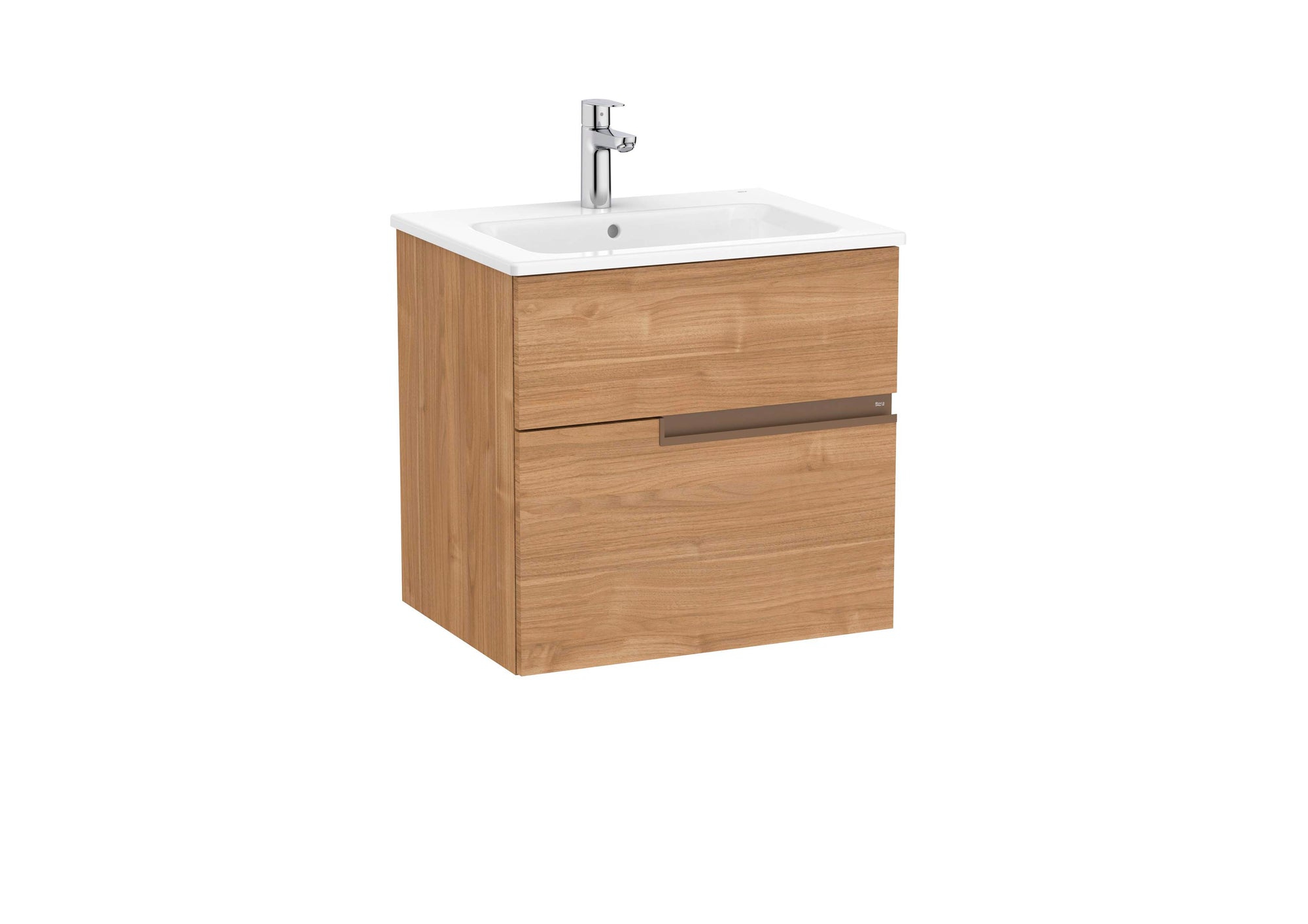 Roca Victoria-N 600mm 2 Drawer Wall-Hung Vanity Unit with Basin