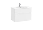 Roca Victoria-N 800mm 2 Drawer Wall-Hung Vanity Unit with Basin
