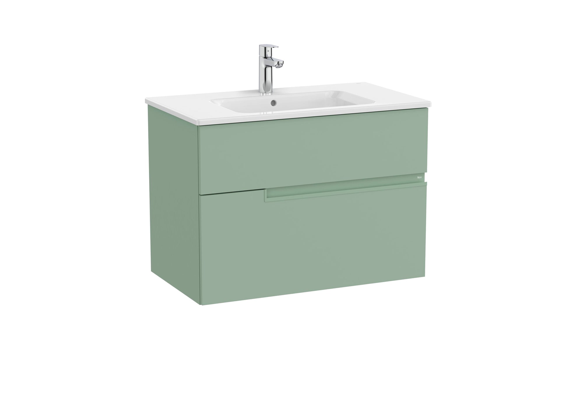 Roca Victoria-N 800mm 2 Drawer Wall-Hung Vanity Unit with Basin
