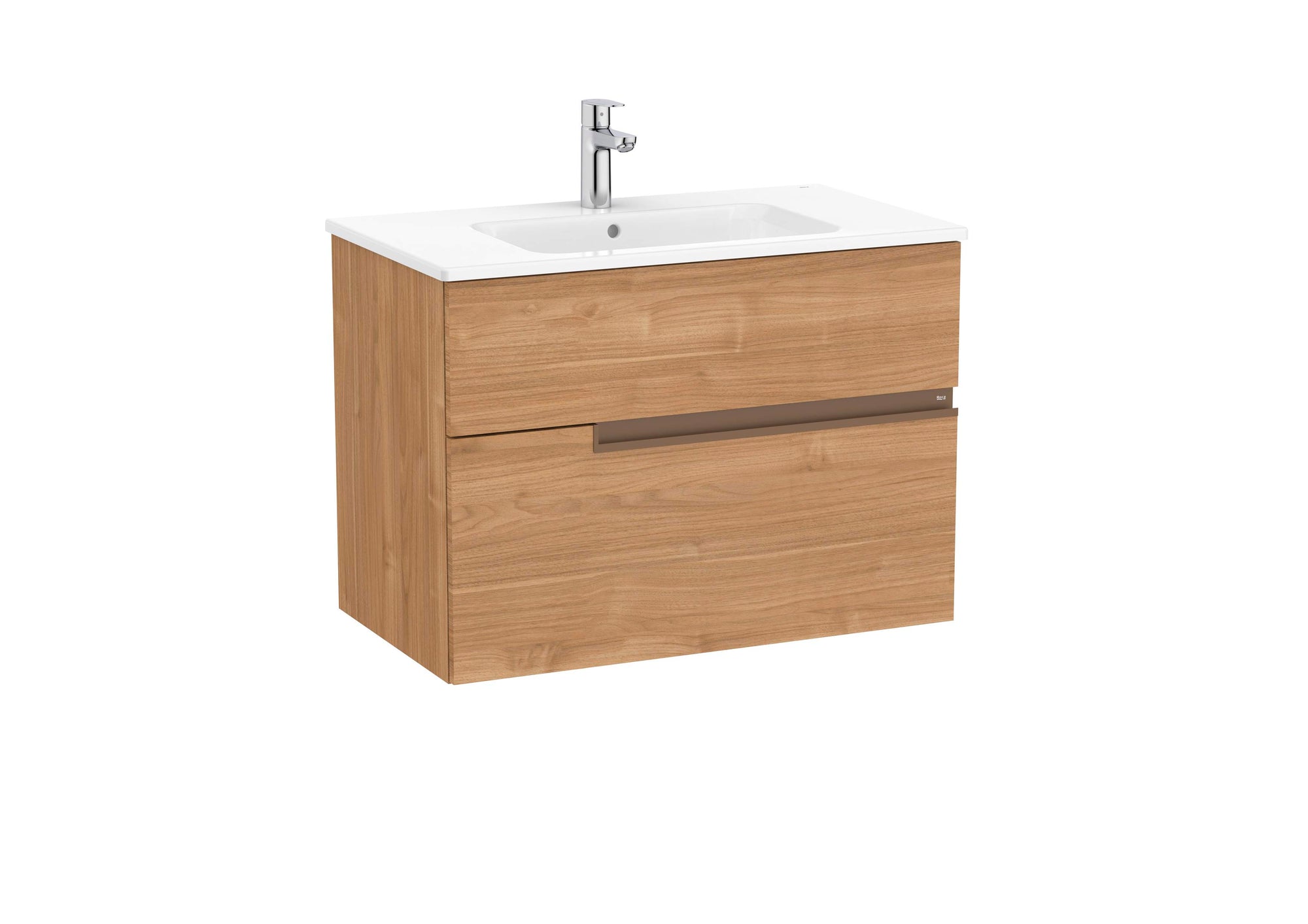 Roca Victoria-N 800mm 2 Drawer Wall-Hung Vanity Unit with Basin