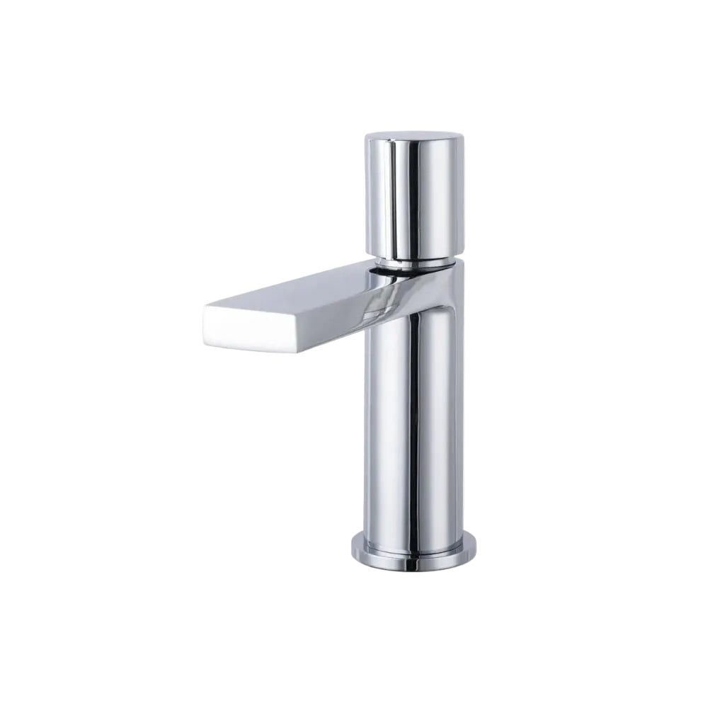 Roma Chrome Mini Monobloc Basin Tap with Waste