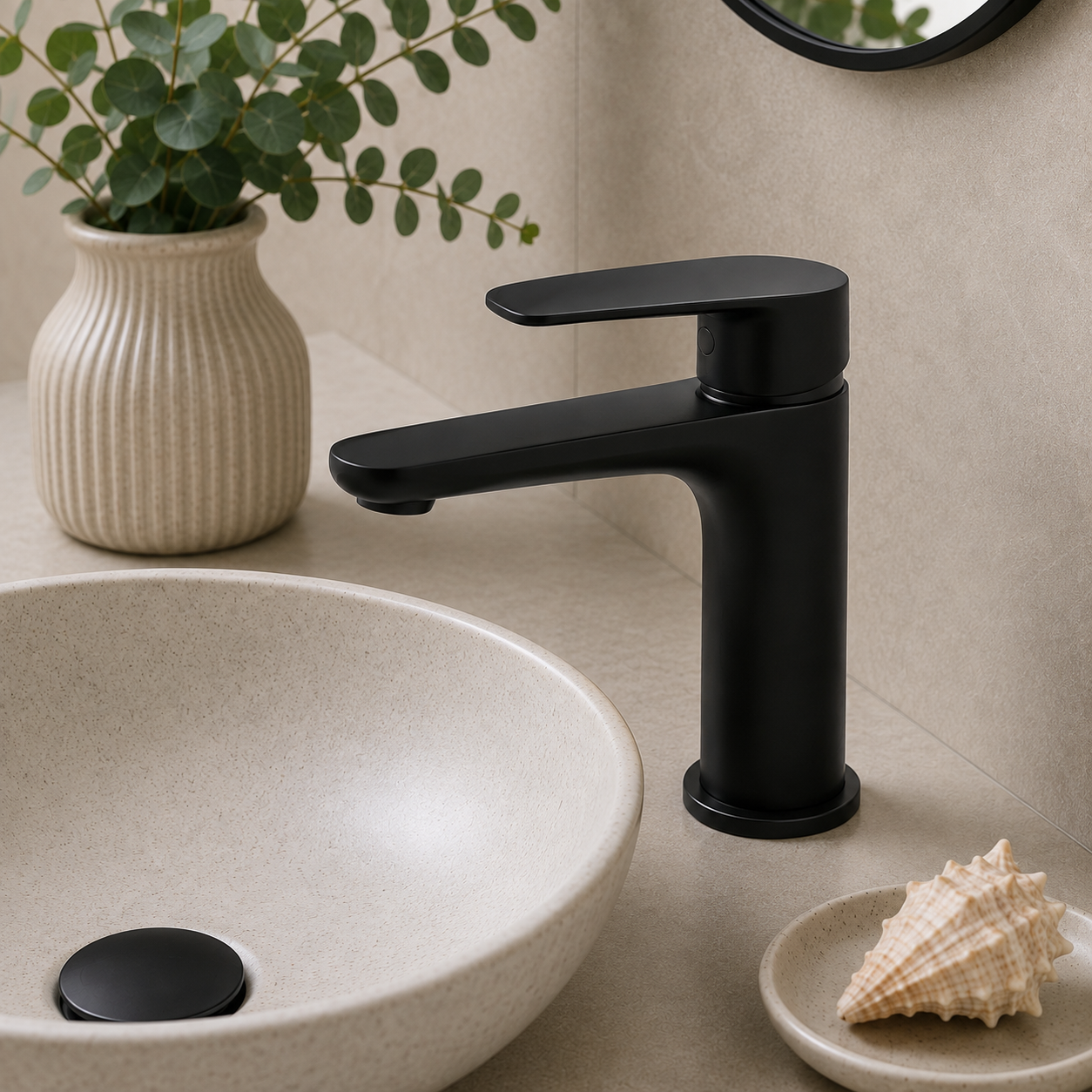 Rusthall Mono Basin Mixer with Slotted Click-Clack Waste