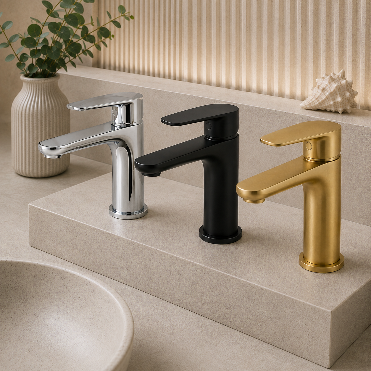 Rusthall Mono Basin Mixer with Slotted Click-Clack Waste