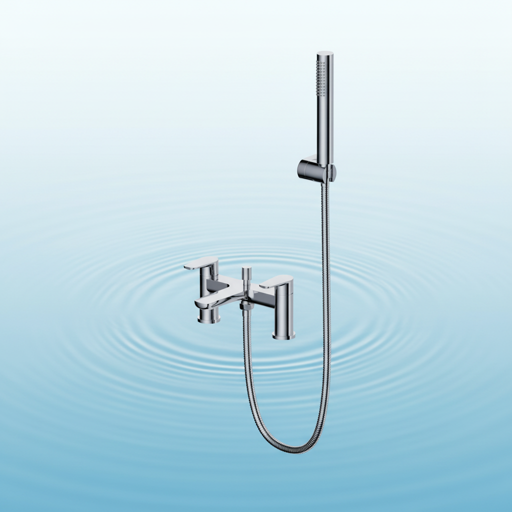 Rusthall Deck Mounted Bath Shower Mixer