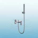 Rusthall Deck Mounted Bath Shower Mixer