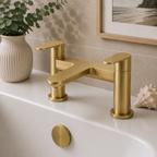 Rusthall Deck Mounted Bath Filler – Chrome, Matt Black or Matt Brushed Brass