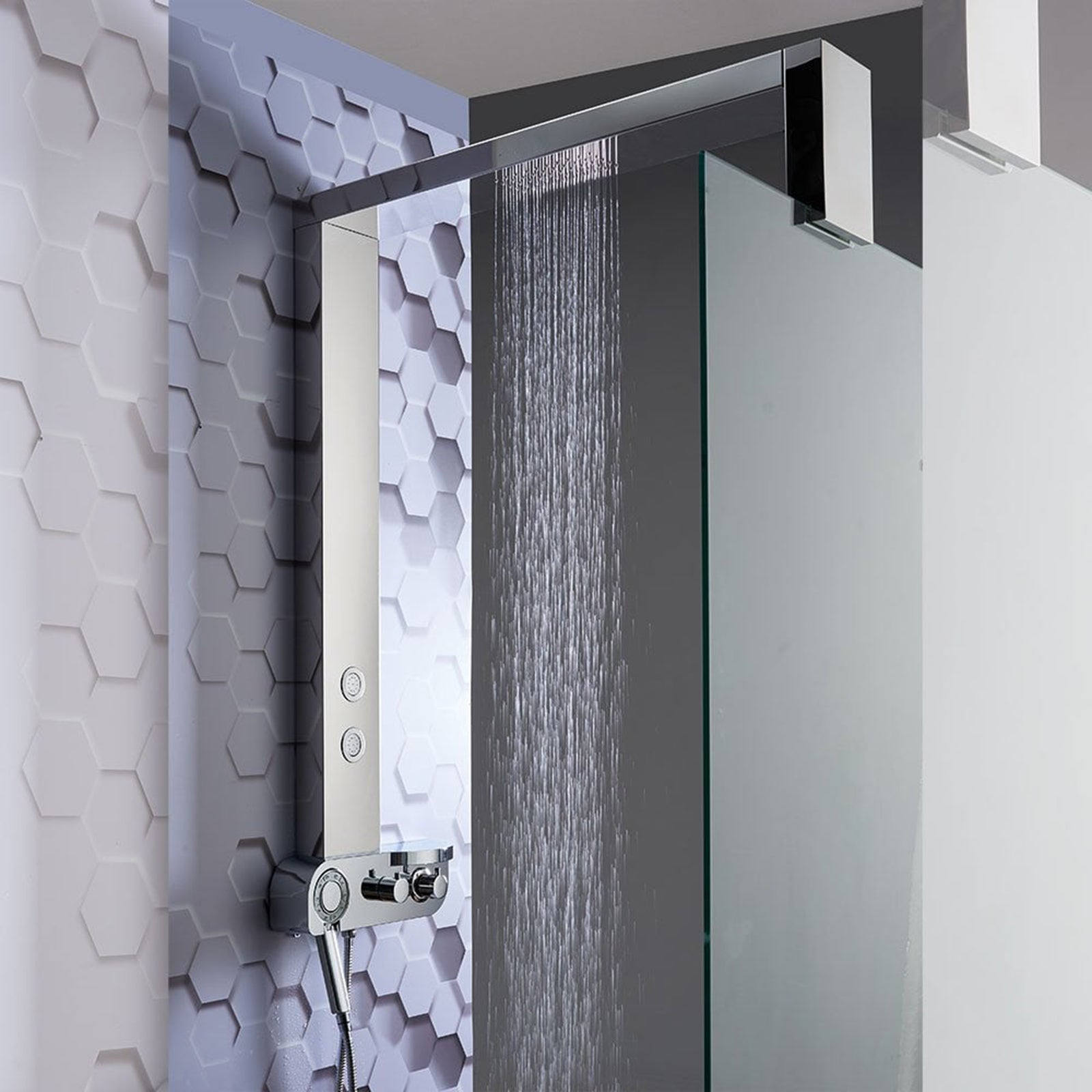 Monza Shower Column 1200mm Depth
