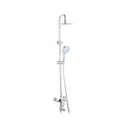 Alaska Exposed Manual Shower & Riser Kit with Bath Spout – Chrome