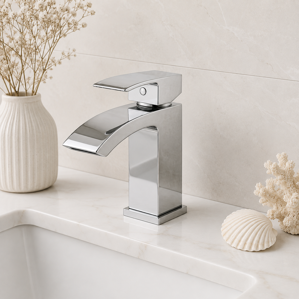 Salomon Mono Basin Mixer Tap – Chrome or Matt Black