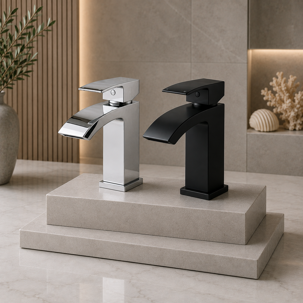 Salomon Mono Basin Mixer Tap – Chrome or Matt Black