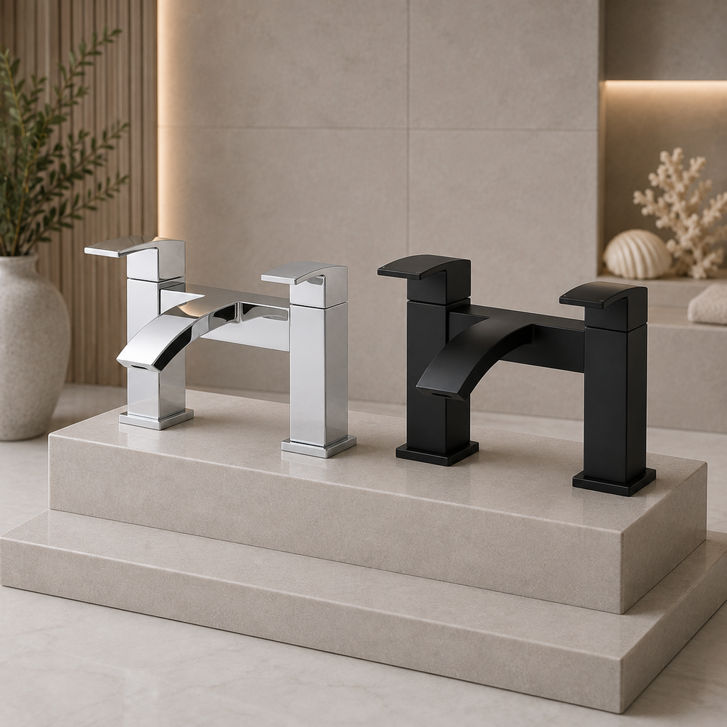 Salomon Bath Filler Tap | Chrome or Matt Black