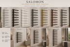 Salomon Designer Heated Towel Radiator – Steel | Multiple Sizes & Finishes