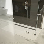 Ascent Linear Drain Wetroom Tray - 1200 x 800mm
